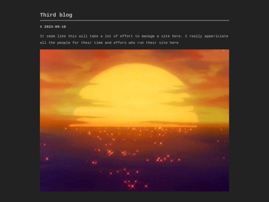 blog/third screenshot