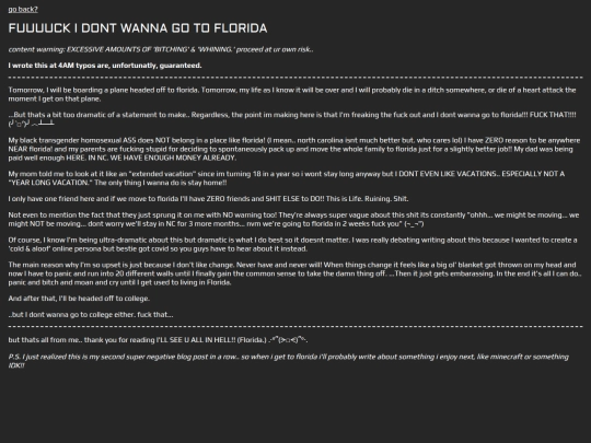 Blog/FloridaWillKillMe! screenshot