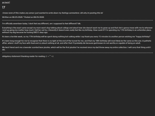 Blog/seventeen screenshot