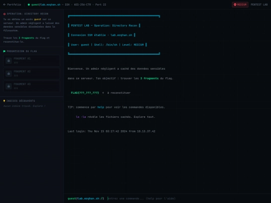 lab screenshot