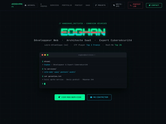 services screenshot