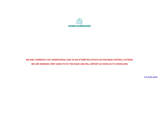 exeriumneuroscience screenshot