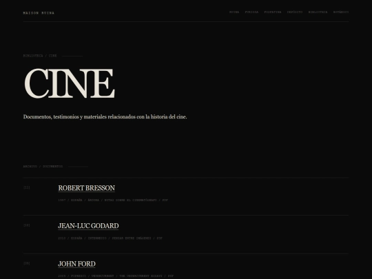 biblioteca/cine screenshot