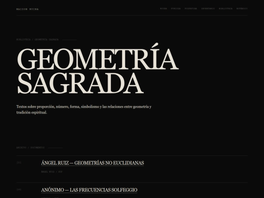 biblioteca/geometria-sagrada screenshot