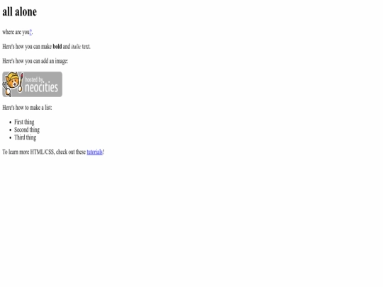 index screenshot