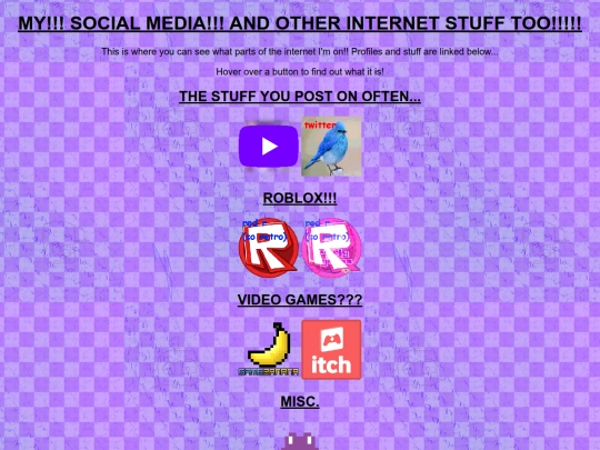socials screenshot