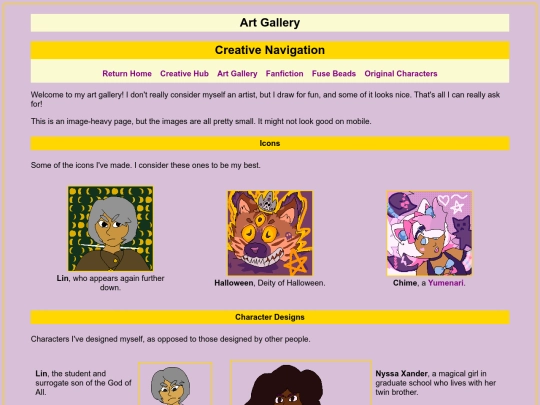 creative/artgallery screenshot