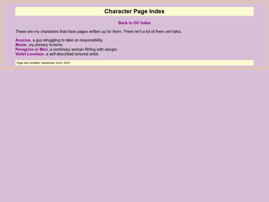 creative/ocs/pages screenshot