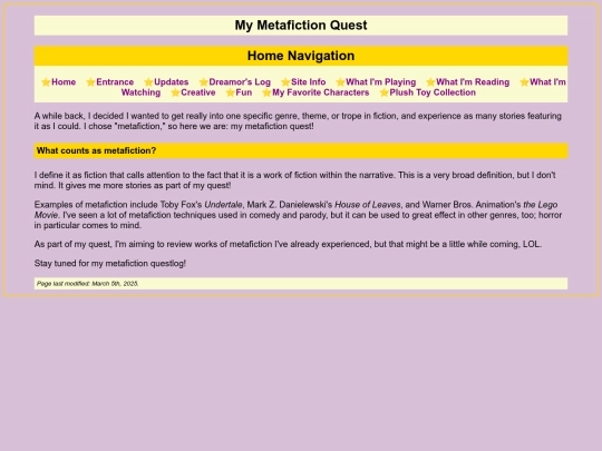 metafiction screenshot
