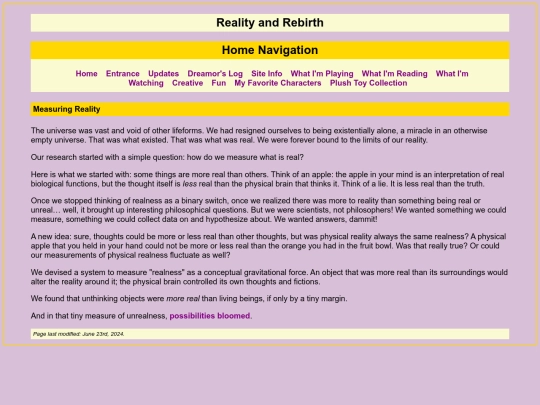 reality-measure screenshot