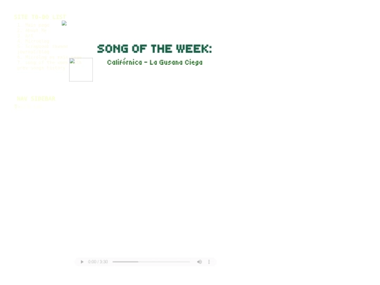 songs/song archive screenshot