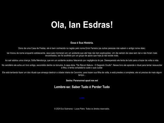 SenhaPersonalPage/SenhaIan screenshot