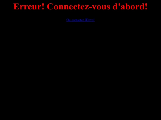 idevo.error screenshot