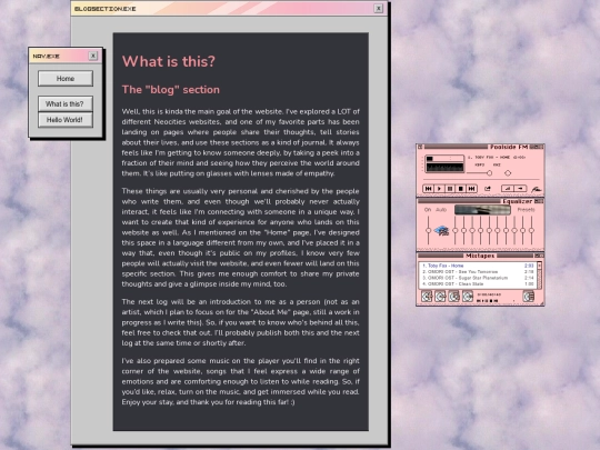 blog screenshot