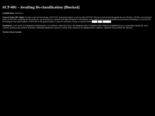 scp001 screenshot