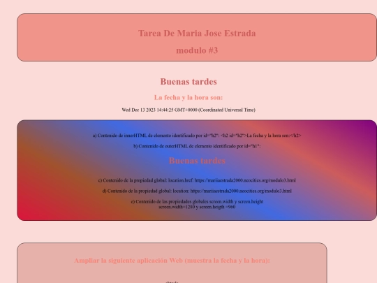 modulo3 screenshot