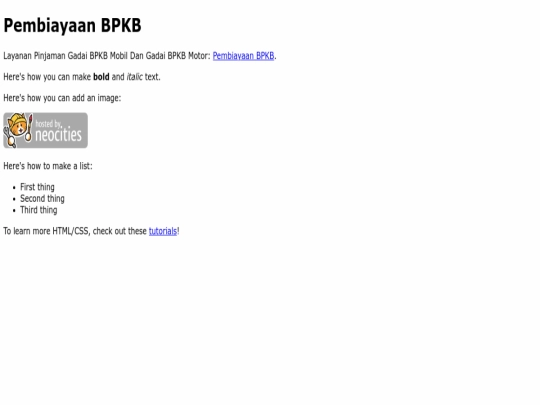 index screenshot