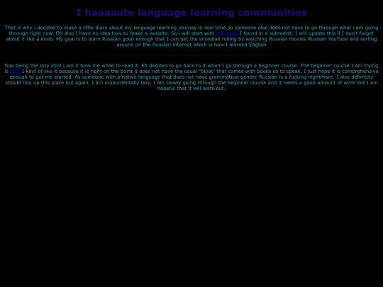 language screenshot