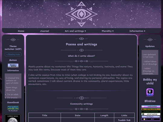 poems-writings screenshot