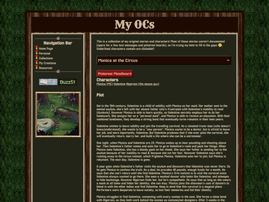 OCs screenshot