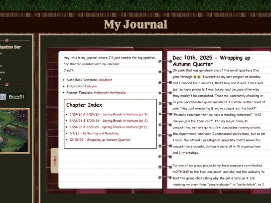 journal screenshot