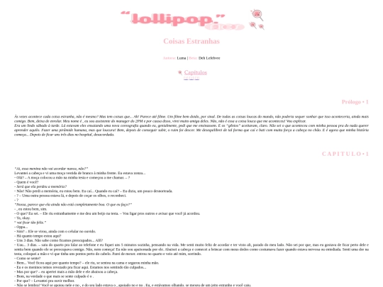 lollipop/coisasestranhas screenshot