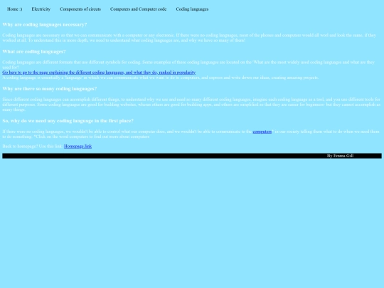 codinglanguages screenshot