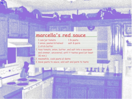recipes screenshot