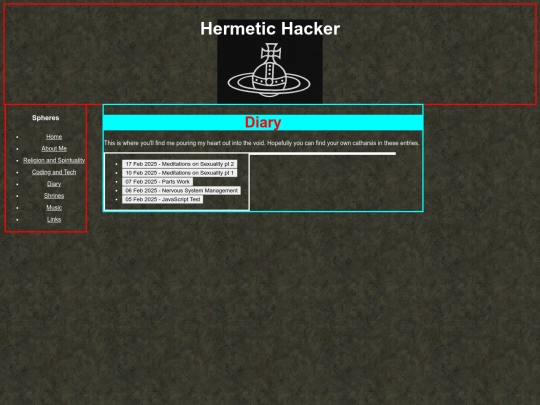diary screenshot