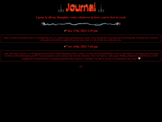 journal screenshot