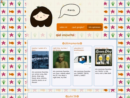blog/opiniones/queescucho screenshot