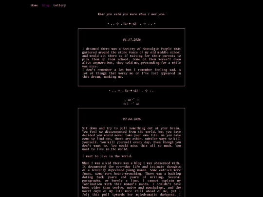 blog screenshot