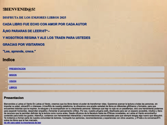 index screenshot