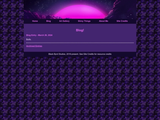 blog screenshot