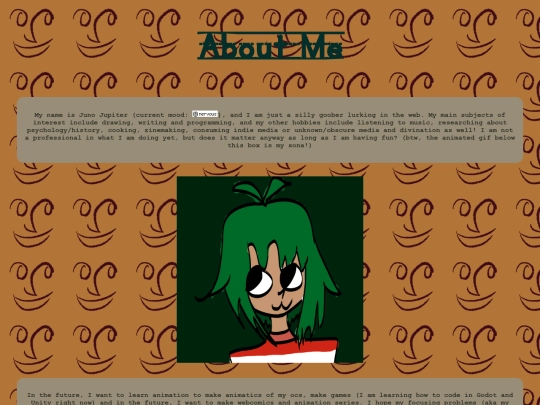 AboutMe screenshot