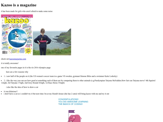 kazoo.magazine screenshot