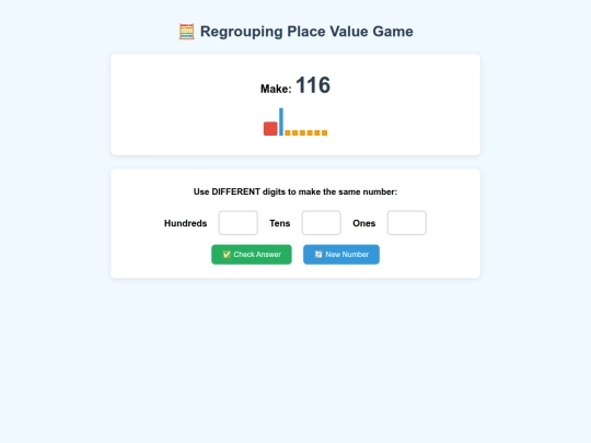 math/regrouping-ggame screenshot