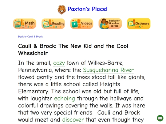 reading/cauli-and-brock/the-new-kid-and-the-cool-wheelchair screenshot