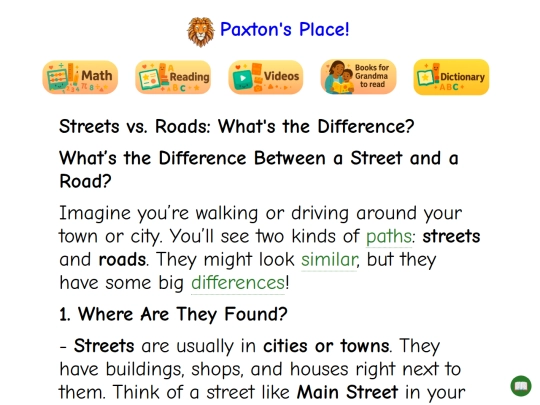 reading/difference-between-street-road screenshot