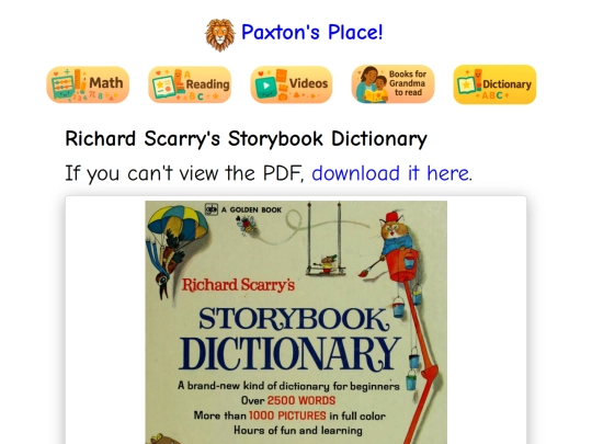reading/richard-scarry-storybook-dictionary screenshot