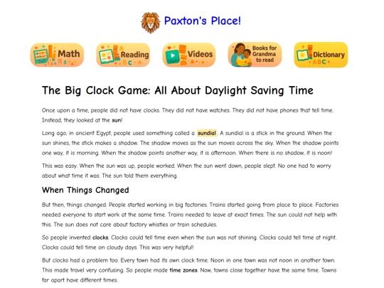 reading/the-big-clock-game screenshot