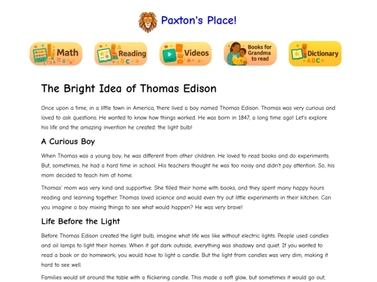 reading/thomas-edison screenshot