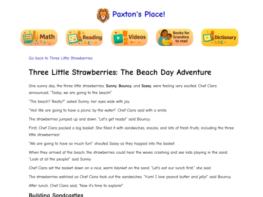 reading/three-little-strawberries/the-beach-day-adventure screenshot