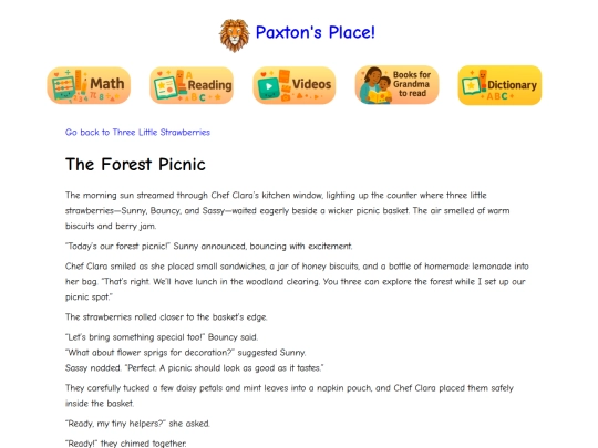 reading/three-little-strawberries/the-forest-picnic screenshot