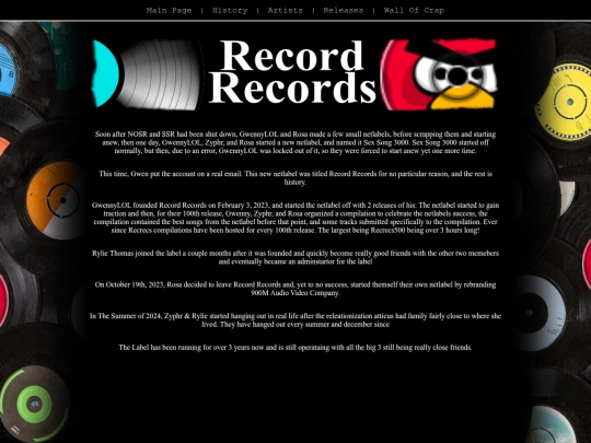history screenshot