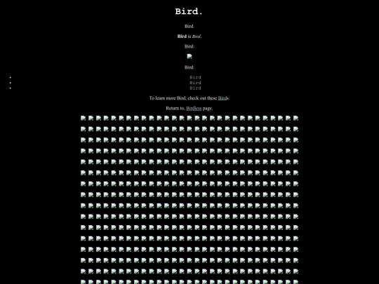 oldsite/bird screenshot