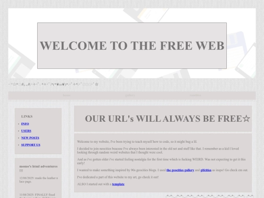 freeweb screenshot