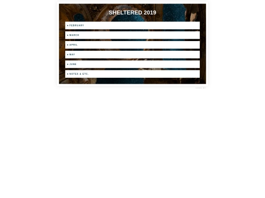 sheltered/nissaactivity screenshot