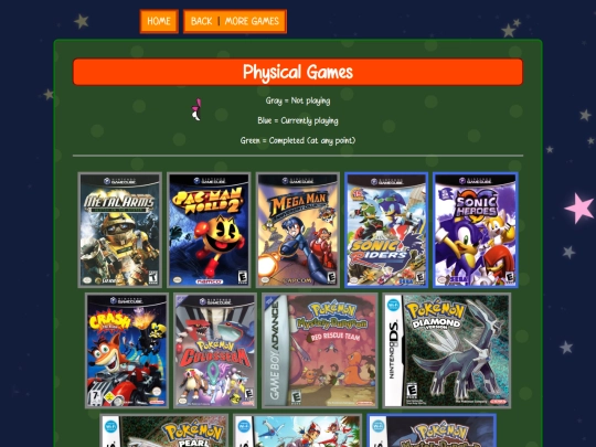 games screenshot