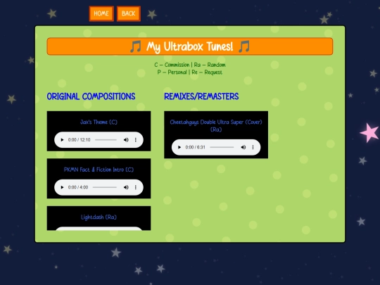 music screenshot